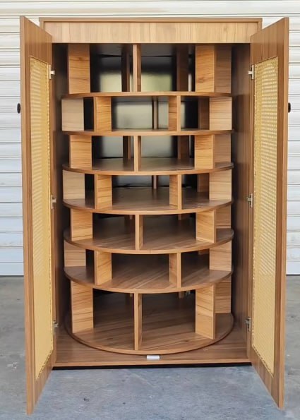 Smart Rotating Shoe Rack
