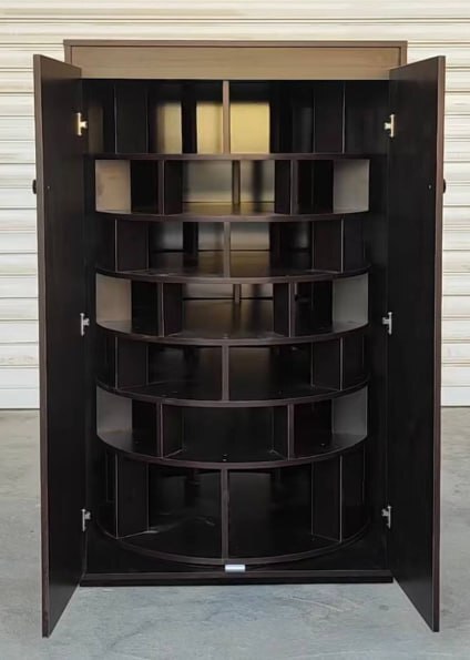 Smart Rotating Shoe Rack